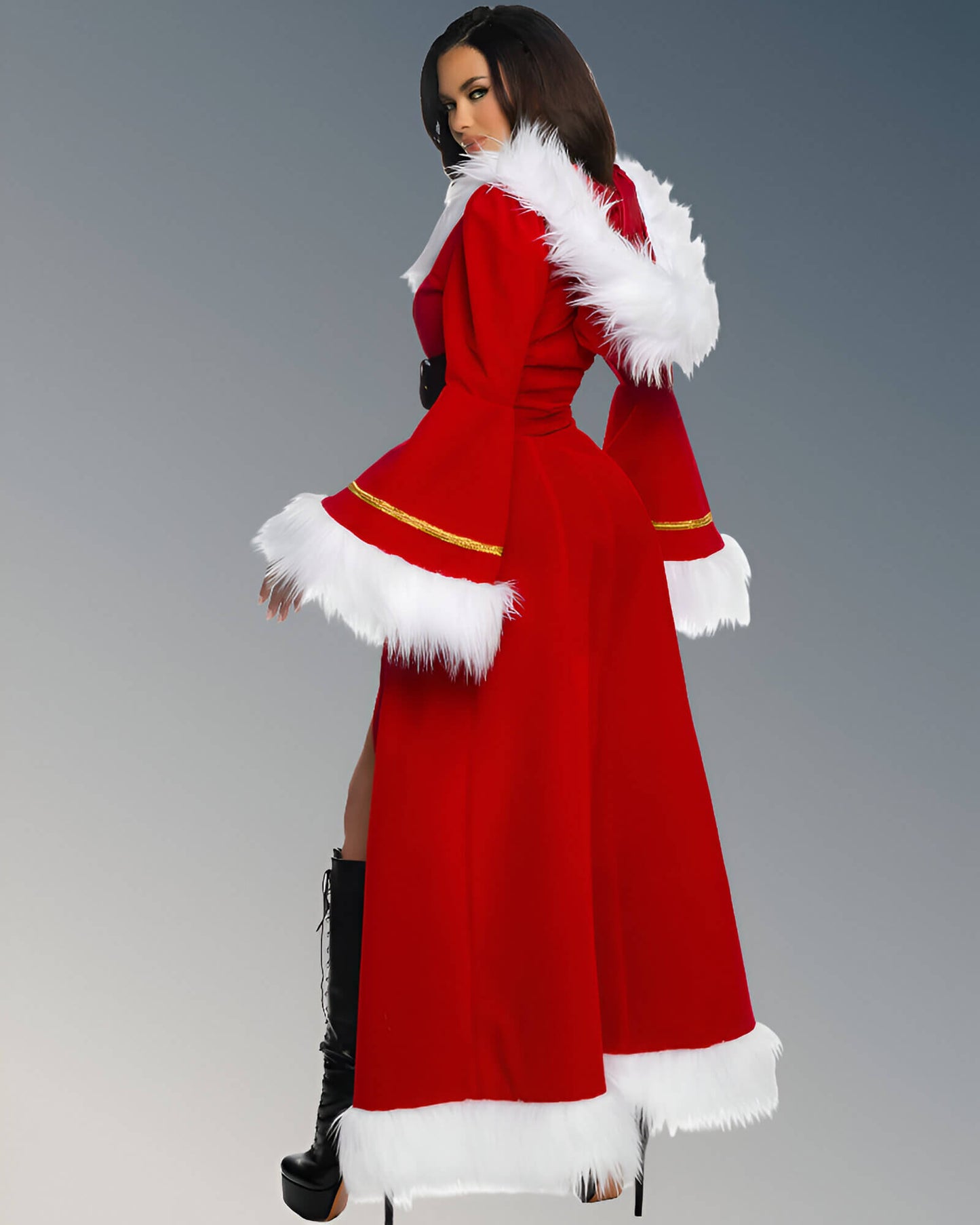 Holiday Mistress Hooded Women’s Christmas Dress