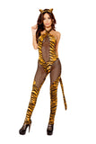 Playful Kitty Cat  Women's 3pc Halloween Cosplay Costume