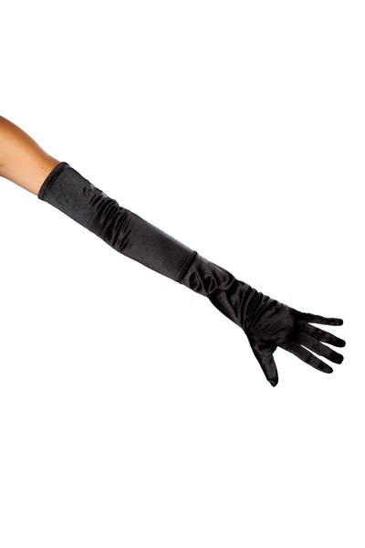 Stretch Satin Gloves Costume Accessory