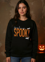 Feeling Spooky Halloween Embroidered Sweatshirt