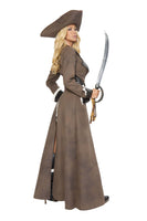 Roma Costume | Pirate Captain 4pc Cosplay  Women's  Halloween Costume