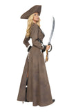 Roma Costume | Pirate Captain 4pc Cosplay  Women's  Halloween Costume