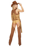 Wild Western Temptress5pc Cosplay Women's Halloween Costume