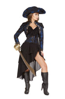 Captain of the Night 4pc Cosplay Women's Halloween Costume