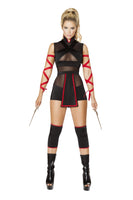 Ninja Striker 3pc Cosplay Women's Halloween Costume