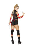 Ninja Striker 3pc Cosplay Women's Halloween Costume