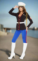 Marine Corporal  3pc Cosplay Women's Halloween Costume