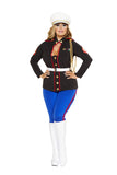 Marine Corporal  3pc Cosplay Women's Halloween Costume