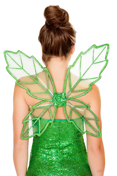 Roma Costume |  Green  Fairy Wings