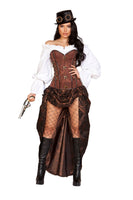 Machinery Steampunk 6pc Cosplay Women's Halloween Costume