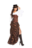 Machinery Steampunk 6pc Cosplay Women's Halloween Costume