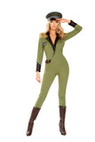 Military Army Babe 1pc Cosplay Women's Halloween Costume