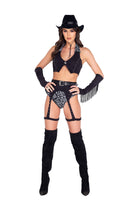 Wild West Babe 5pc Cosplay Women's Halloween Costume