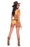 Wild & Sexy West Costume 4pc Cosplay Women's Halloween Costume