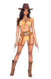 Wild & Sexy West Costume 4pc Cosplay Women's Halloween Costume