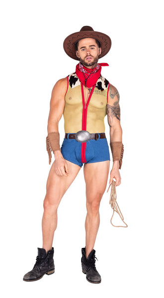 Playful Sheriff Men's 4pc Cosplay Men's Halloween Costume