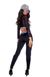 Sexy Race Car Driver Women's 2pc Costume