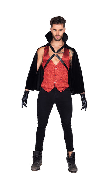 Roma Costume |  Vampires Seduction 3pc Cosplay Men's Halloween Costume