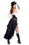 Steampunk Seductress 6pc Cosplay Women's Halloween Costume