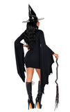 Midnight Coven Witch 2pc Cosplay Women's Halloween Costume