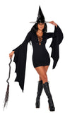 Midnight Coven Witch 2pc Cosplay Women's Halloween Costume