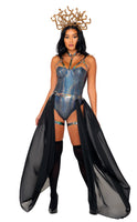 Sensual Serpent Medusa Queen Women's Halloween Cosplay Costume