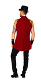 Circus Ring Master Cosplay Men's 4pc Halloween Costume