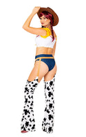 Playful Cowgirl Women's Halloween Cosplay Costume