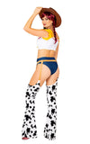 Playful Cowgirl Women's Halloween Cosplay Costume