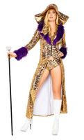 Sweet Mama Pimp Costume Women's Halloween Cosplay Costume