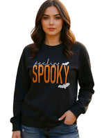 Feeling Spooky Halloween Embroidered Sweatshirt