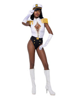 Roma Costume | Nautical Sailor Captain Women's Halloween Cosplay Costume