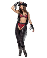 Roma Costume | Saddle-up Cowgirl Women's Halloween Cosplay Costume