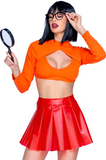 Roma Costume | Mystery Solving Babe 3pc Women's  Cosplay Costume