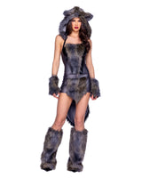 Big Bad Wolf 2pc Cosplay Women's Halloween Costume Cosplay Women's Halloween Costume