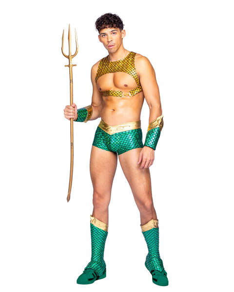 Aqua Hunk Cosplay Men's Halloween Cosplay Costume