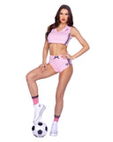 Roma Costume | Miami Soccer Player Cosplay Women's Halloween Costume