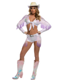 Buck Wild Cowgirl Babe Women's Halloween Cosplay Costume