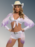 Buck Wild Cowgirl Babe Women's Halloween Cosplay Costume