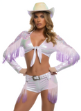 Buck Wild Cowgirl Babe Women's Halloween Cosplay Costume