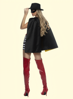 Yummy Meal Hamburger Bandit 4pc Women's Costume