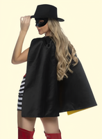 Yummy Meal Hamburger Bandit 4pc Women's Costume
