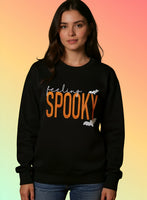 Feeling Spooky Halloween Embroidered Sweatshirt