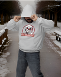 Autumn LeAnn Designs | Skeleton Not a Fan of Christmas Unisex Full Zip Hoodie, Gray