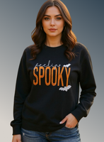 Feeling Spooky Halloween Embroidered Sweatshirt