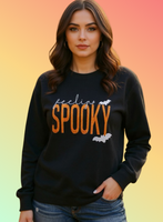 Feeling Spooky Halloween Embroidered Sweatshirt