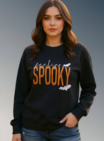 Feeling Spooky Halloween Embroidered Sweatshirt