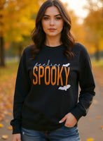 Feeling Spooky Halloween Embroidered Sweatshirt