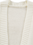 Close-up of a white knitted garment