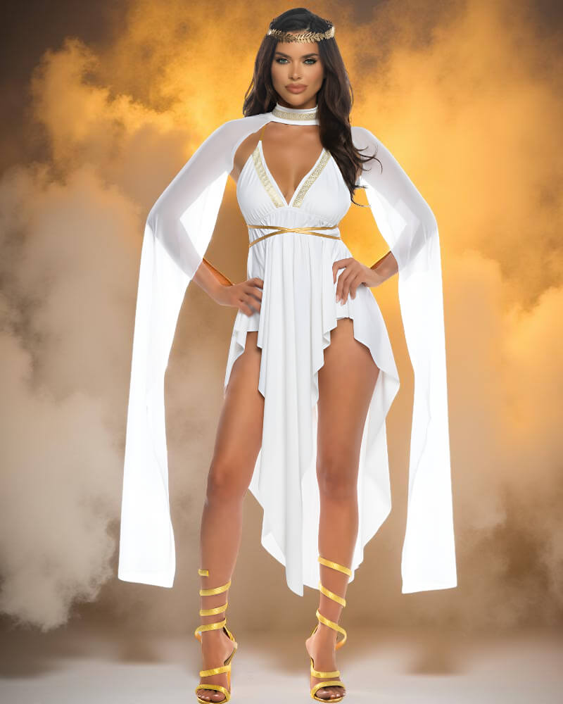 Gilded Goddess Women's 2pc Halloween Cosplay Costume